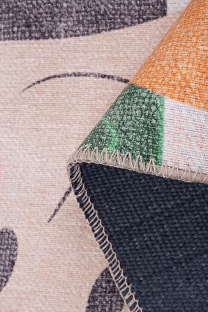 Artloop Çocuk Odası Halısı Minor Dekoratif Renkli Halı AL 416